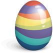 Dropping eggs icon