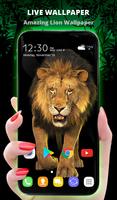 Lion Wallpaper HD + Keyboard Affiche
