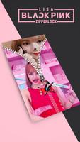 Lisa Blackpink Lock Screen Zipper KPOP Affiche