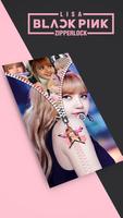 Lisa Blackpink Lock Screen Zipper KPOP capture d'écran 1