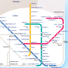 Official Lisbon Metro Map 🇵🇹 icono