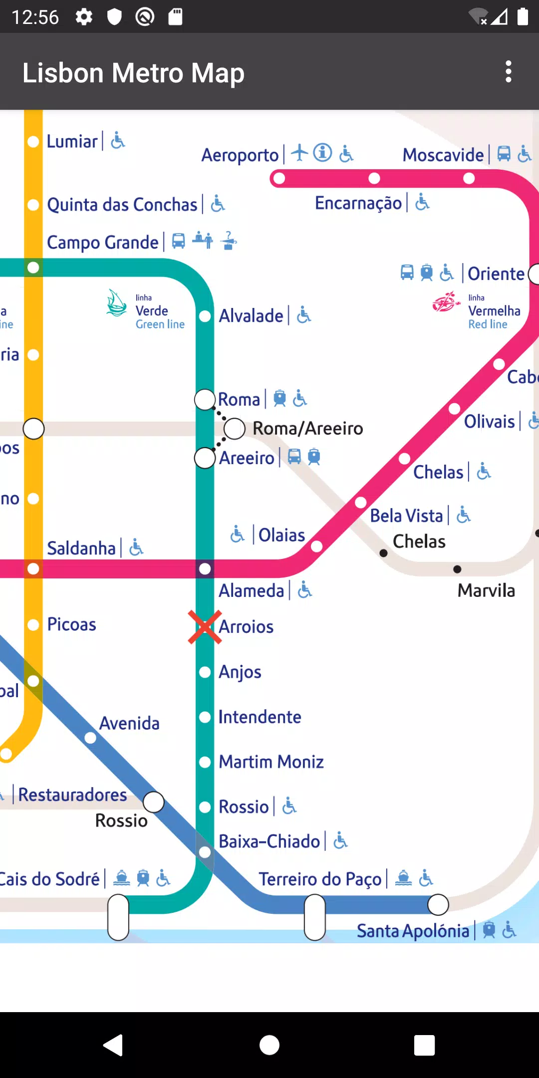 Official Lisbon Metro Map 🇵🇹 APK for Android Download