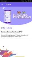 e-LEMBAGA PEPERIKSAAN Affiche