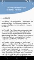 Philippine Constitution App screenshot 1