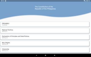 Philippine Constitution تصوير الشاشة 3