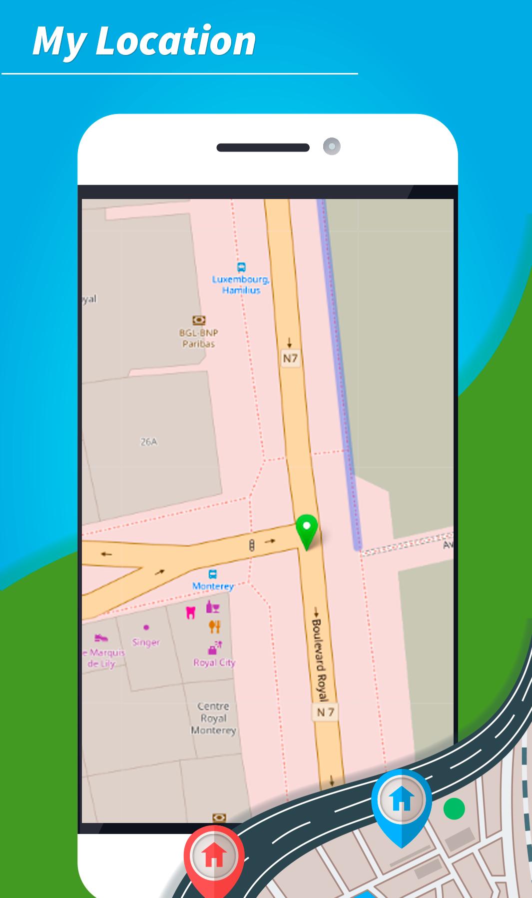 🔥Luxembourg Offline maps and navigation GPS 3D for Android - APK Download