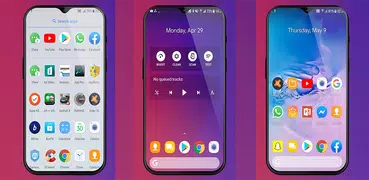 Luancher2019 tema design moderno per Android 2019
