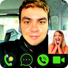 Luccas Neto video call & chat ícone