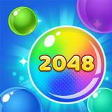 lucky bubble 2048 icône