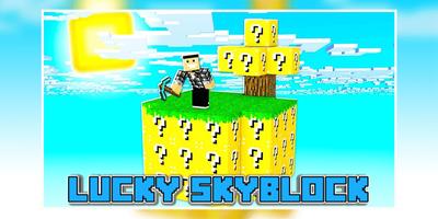 Lucky skyblock for minecraft p capture d'écran 1