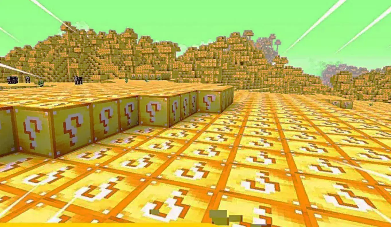 Mcpe Lucky Block Map Lucky Block Mod For Minecraft Pe - Lucky Race Map For Android - Apk Download