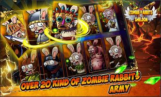Zombie Rabbit Wars - Sheldon Defend الملصق