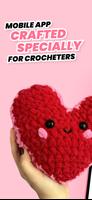 Crochet row counter & patterns الملصق