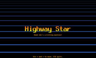 Highway Star الملصق