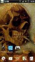 smoking skull lwp poster