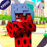 Noir LadyBug Mod pour Mcpe أيقونة