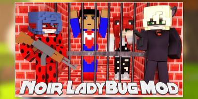 Noir LadyBug Mod pour Mcpe ポスター
