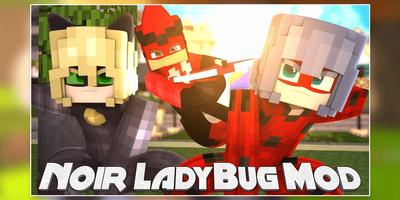 Noir LadyBug Mod pour Mcpe Screenshot 1