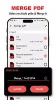 Merge PDF files/Split PDF docs تصوير الشاشة 1