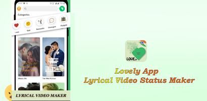 Lovely App Video Status Maker plakat