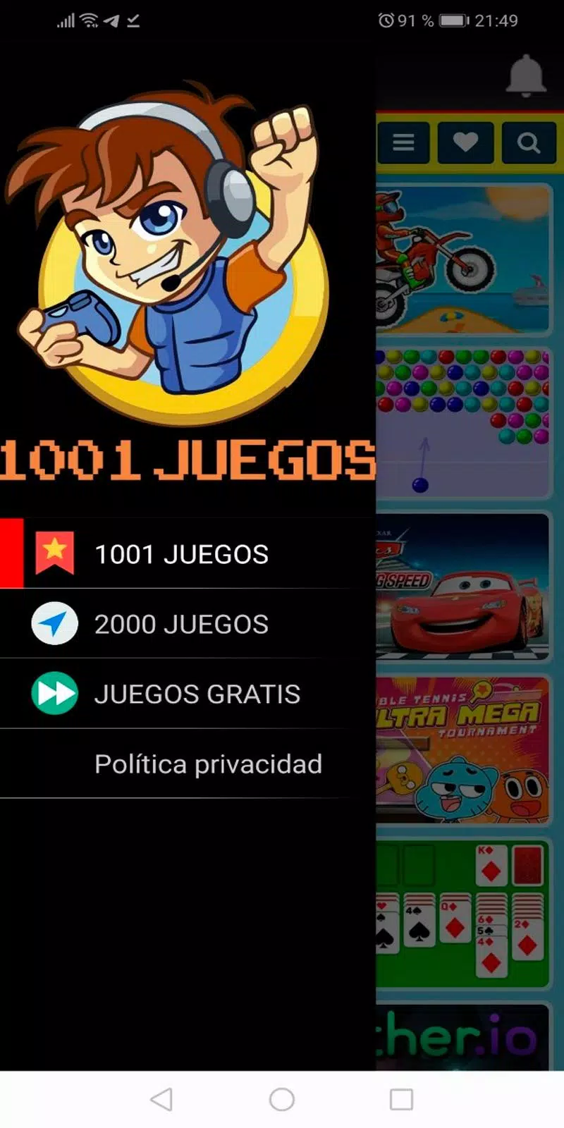 Download do APK de 1001 Juegos Gratis para Android