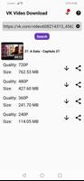 VK Video downloader स्क्रीनशॉट 1
