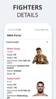 MMAPortal - fighting schedule and rank table スクリーンショット 3