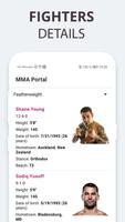 MMAPortal - fighting schedule and rank table ảnh chụp màn hình 3
