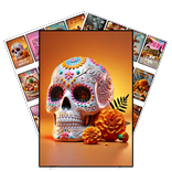 Loteria Diade Muertos Mexicana