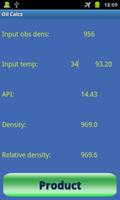 1 Schermata Calculator for oil enhanced