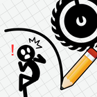 Save Stickman: Brain Draw Line icono