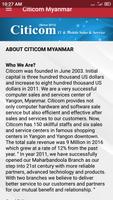 Citicom Myanmar capture d'écran 3