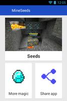 Seeds for Minecraft PE Affiche