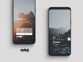 Mnml - Minimal KWGT widgets poster
