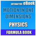 MOTION IN ONE DIMENSIONS-FORMU