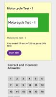 برنامه‌نما Motorcycle Theory Test عکس از صفحه