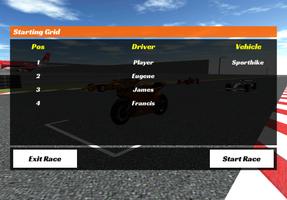 motocicleta fórmula carreras captura de pantalla 3
