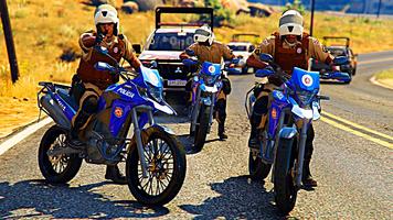 Motos de Polícia BR - Jogos Plakat