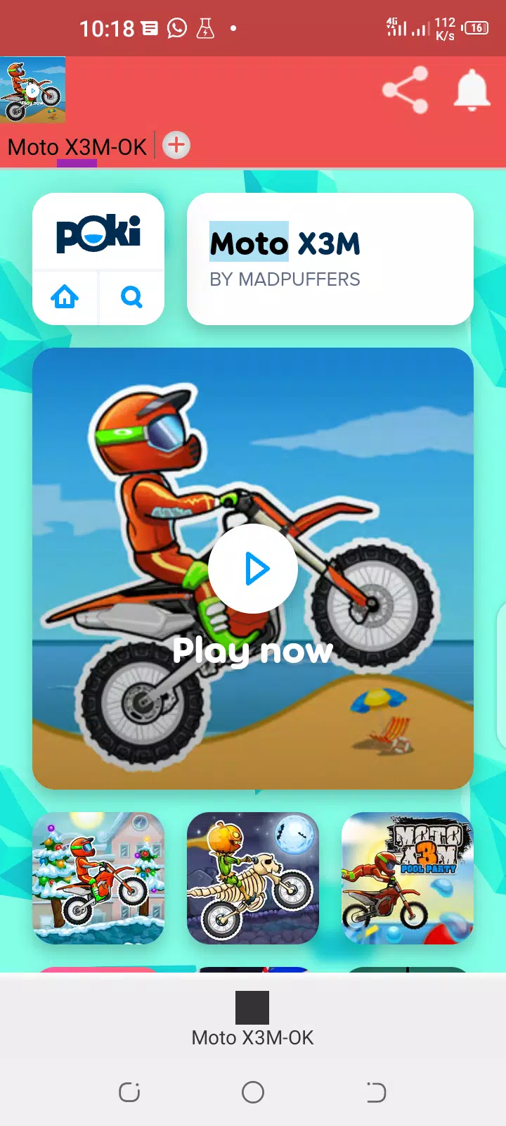 Play MOTO X3M BIKE RACE GAME Moto X3M