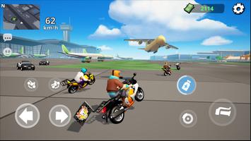 Moto City: Mad Bike Delivery اسکرین شاٹ 3