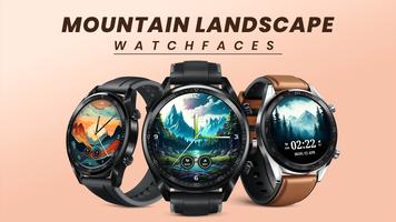 Mountain Landscape Watch Face Affiche