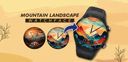 Mountain Landscape Watch Face capture d'écran 1