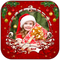 Merry Christmas GIF Photo Frame : Christmas Editor