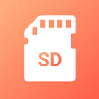 Move app to SD card: Transfer icon