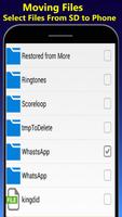 File Move Phone to SD card & A imagem de tela 1