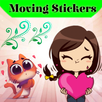 Moving Sticker - Cute Animated APK