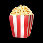 Movie with Popcorn ícone