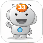 شات33 - أصدقاء جدد ، دردشة ، تحديات و ألعاب иконка