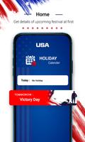 USA Holiday Calendar syot layar 1