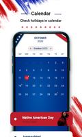 USA Holiday Calendar syot layar 2